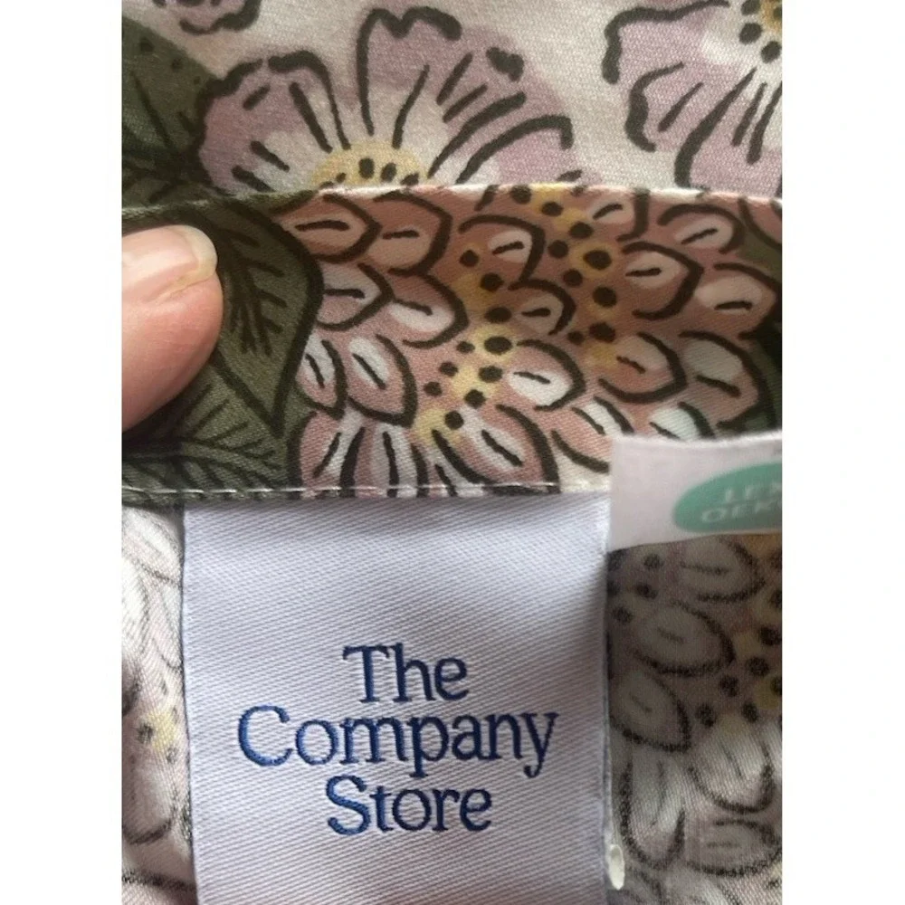 Garden Green- The Company Store King duvet cover. Rare!